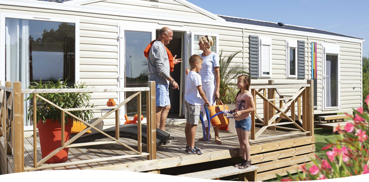 Location et vente de mobil-home au camping Ma Campagne